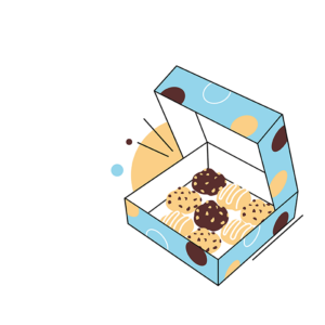 Box of 8 cookies