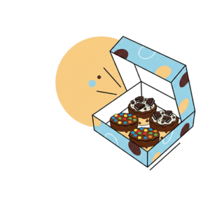 Box of 5 Brookie Bombs